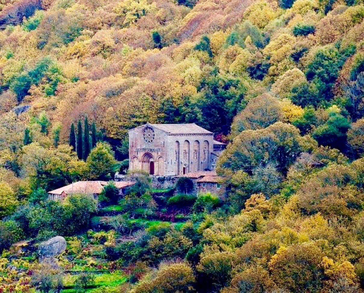 Monasterio Santo Estevo Ribas De Miño Guíate Galicia