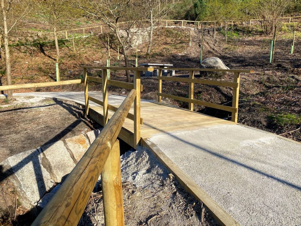 Mirador Regha Pieira Parque Forestal da Fracha Guíate Galicia