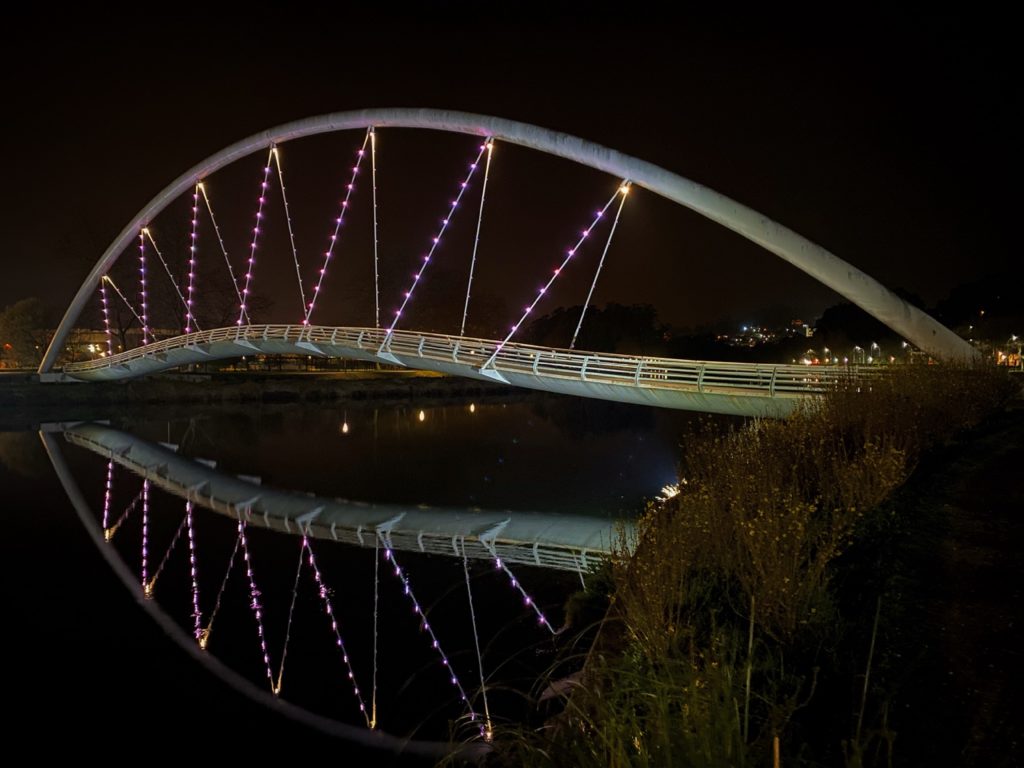Puentes Iluminados de Pontevedra Guíate Galicia