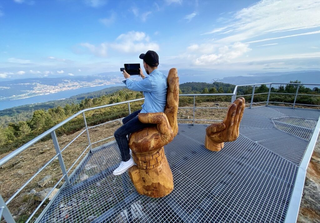 Mirador Monte do Faro, Domaio Guíate Galicia