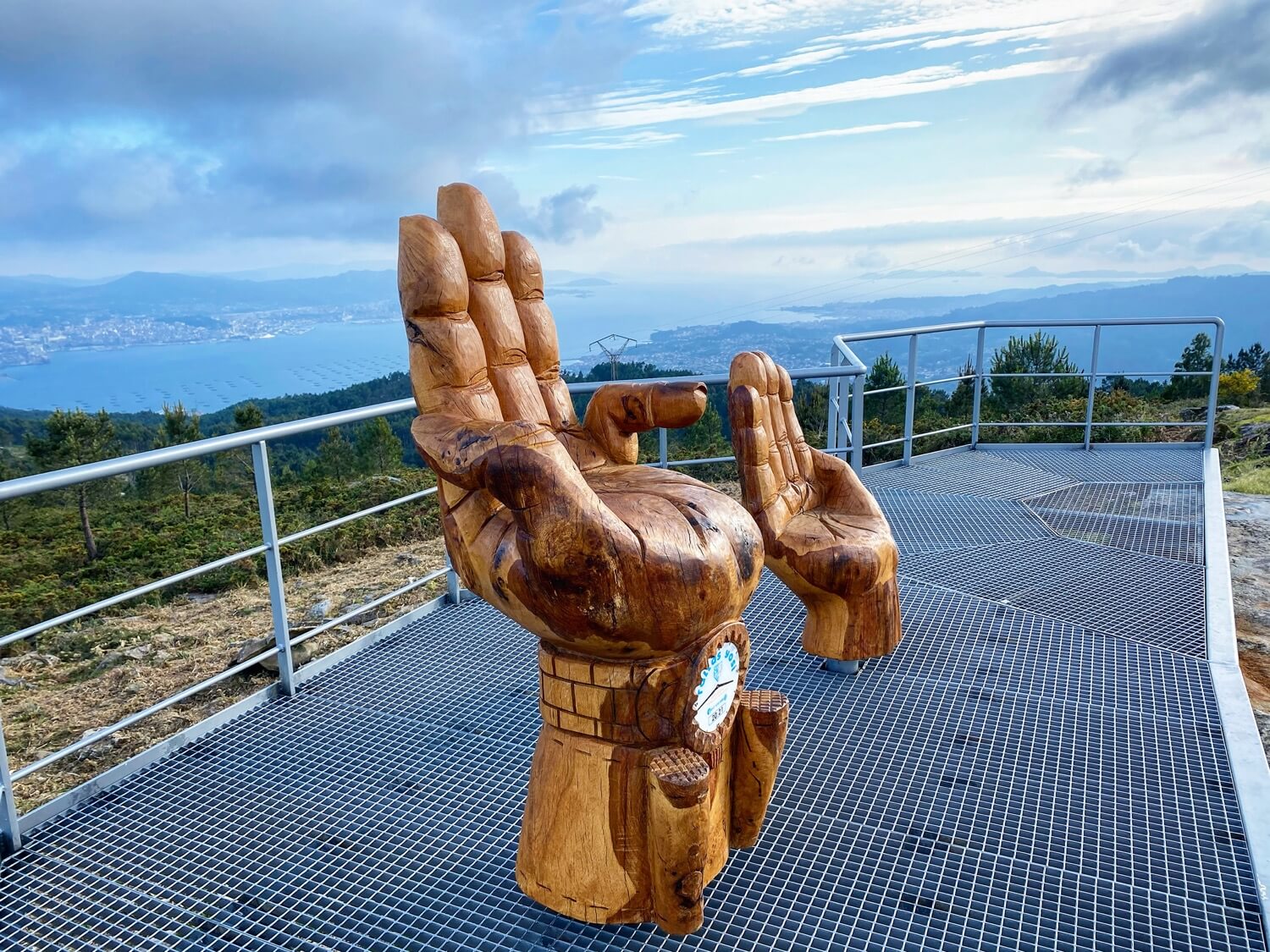 Mirador Monte do Faro, Domaio Guíate Galicia