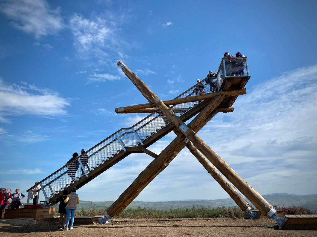 Mirador catapulta de Bóveda Guíate Galicia